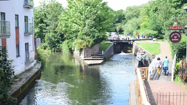 イギリス・ニューベリーの町並み