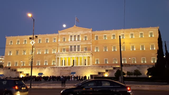 ギリシャ・アテネのギリシャ議会議事堂