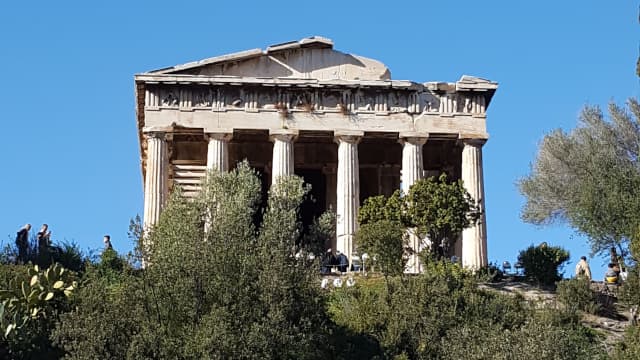 ギリシャ・アテネの古代アゴラのヘパイストス神殿