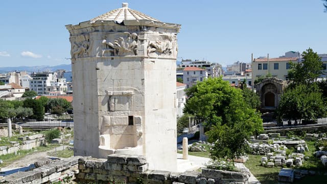 ギリシャ・アテネのローマン アゴラ＿風の塔