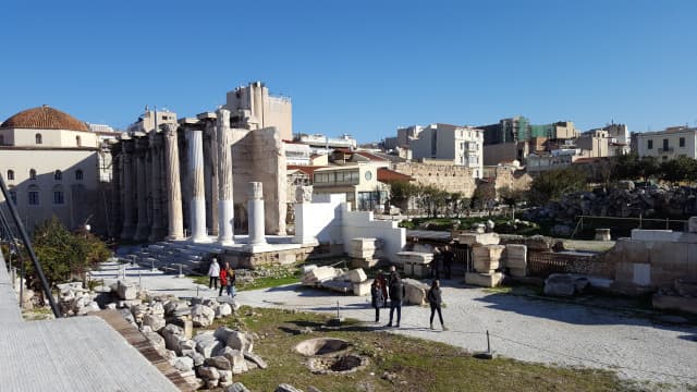 ギリシャ・アテネのハドリアヌスの図書館