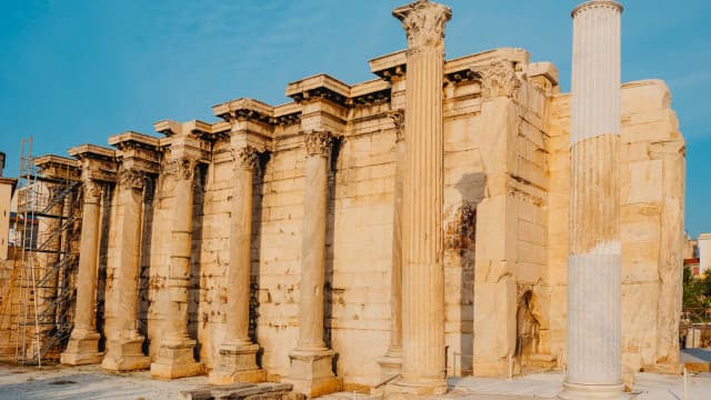 ギリシャ・アテネのハドリアヌスの図書館