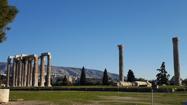 ギリシャ・アテネのゼウスの神殿