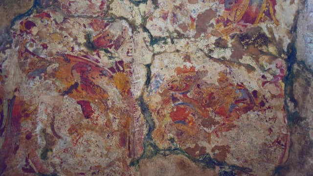 スリランカ・ポロンナルワのランカティラカ寺院(壁画)