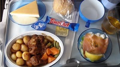 機内食：AIR FRANCE 成田→ロンドン