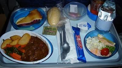 機内食：AIR FRANCE  ロンドン→成田