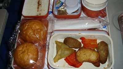 機内食：EGYPT AIR カイロ→成田