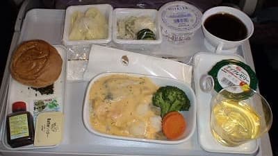 機内食：MALAYSIA AIR 成田→クアラルンプール