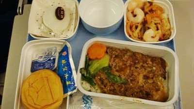 機内食：AIR CHINA 北京→成田