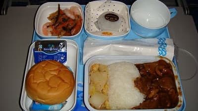 機内食：AIR CHINA 北京→成田