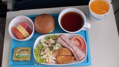 機内食：BANGKOK AIR バンコク→スコータイ