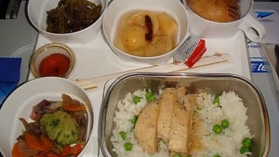 機内食：AERO MEXICO カンクン→ティファナ→成田