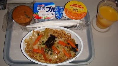 機内食：BRITISH AIRWAYS 成田→ロンドン