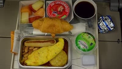 機内食：MALAYSIA AIR クアラルンプール→ロンドン