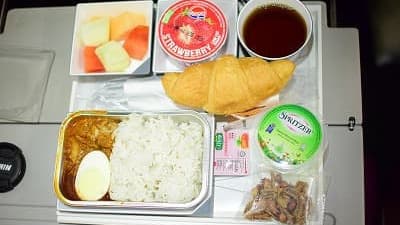 機内食：MALAYSIA AIR クアラルンプール→ロンドン