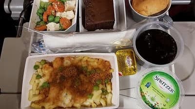 機内食：MALAYSIA AIR クアラルンプール→関西