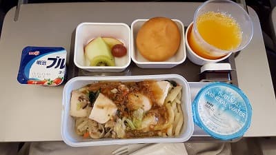 機内食：Cathay Pacific 成田→香港