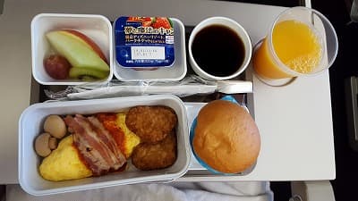 機内食：Cathay Pacific 成田→香港