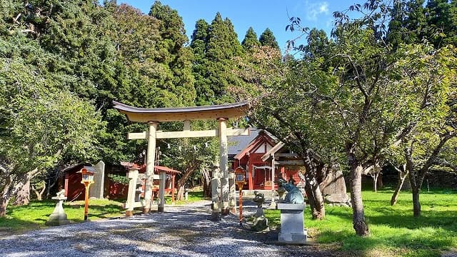 北海道北斗市の茂別館跡