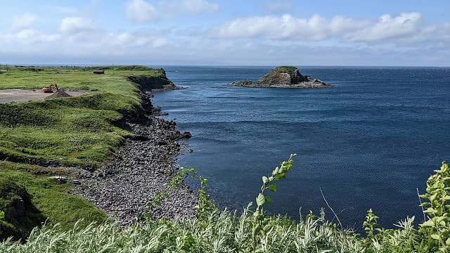 北海道利尻郡のポンモシリ島