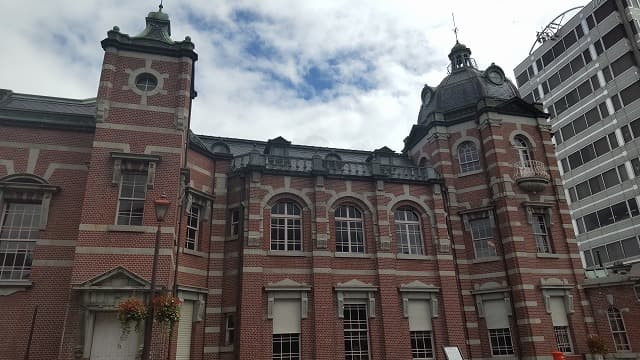 岩手県盛岡市の岩手銀行(旧盛岡銀行)旧本店本館