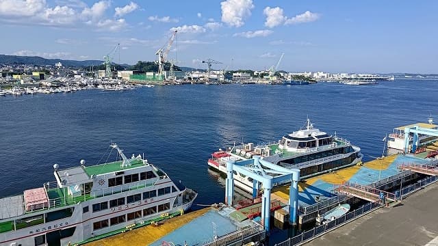 宮城県塩竈市のマリンゲート塩釜