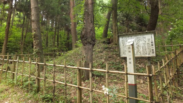 秋田県能代市の鴨巣一里塚