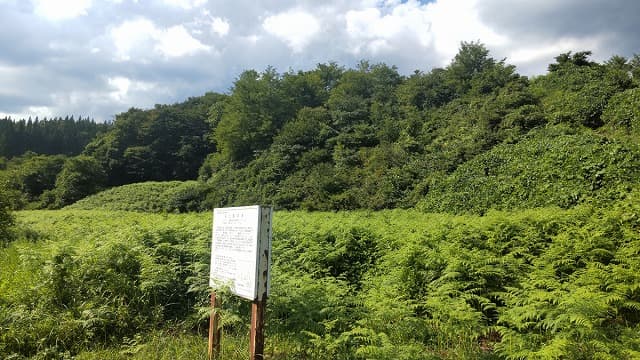 秋田県大館市の矢立廃寺跡