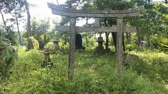 秋田県南秋田郡の雀舘主郭跡