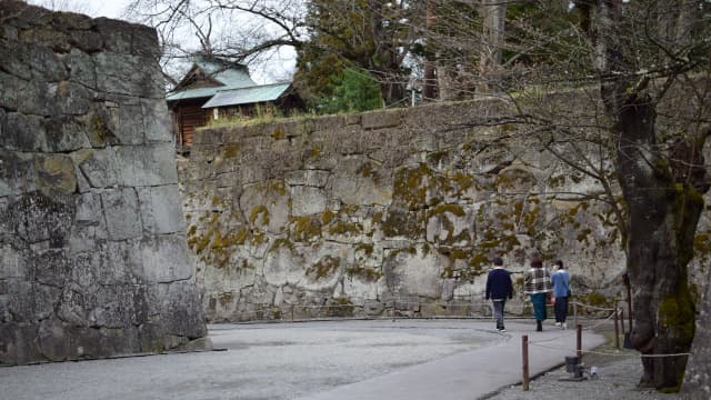 福島県会津若松市の会津若松城（鶴ヶ城）追手門