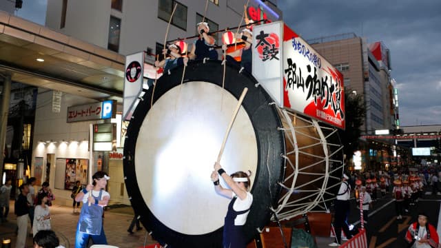 福島県郡山市のうねめまつり