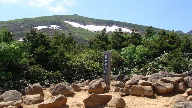 福島県郡山市の安達太良山_仙女平分岐