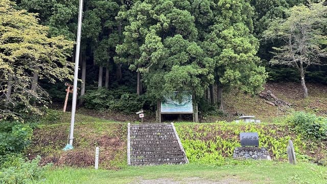 福島県南会津郡の久川城跡
