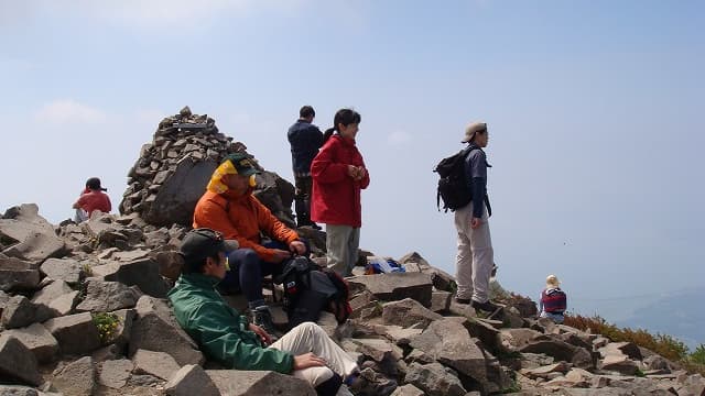 福島県南会津郡の磐梯山