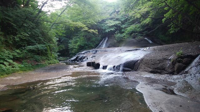 福島県西白河郡の西の郷遊歩道・滝の見晴台