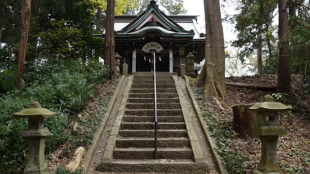 茨城県水戸市の愛宕山古墳