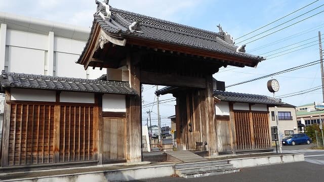 茨城県石岡市の石岡陣屋門