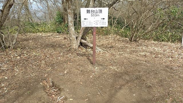 茨城県笠間市の難台山城跡