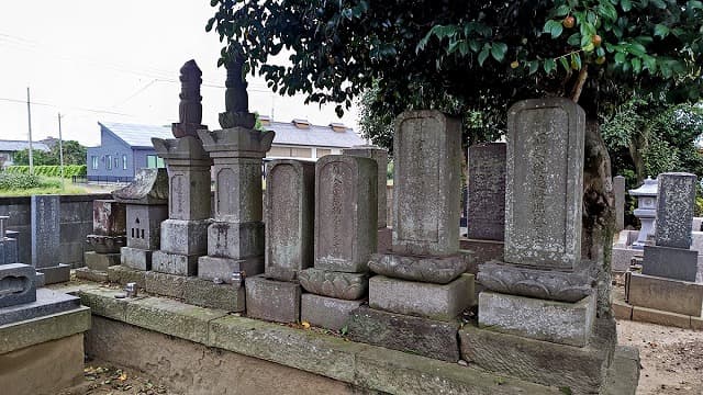 群馬県伊勢崎市の金井烏洲と一族の墓