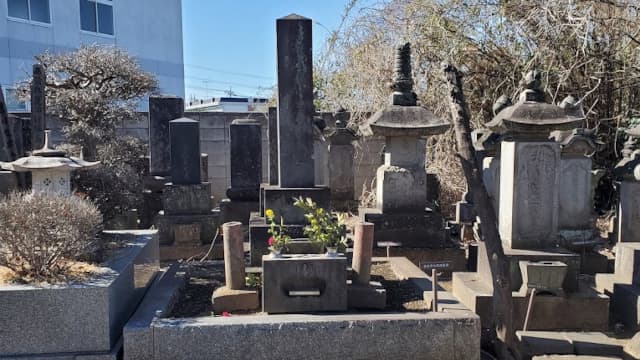 群馬県太田市の高山彦九郎宅跡附遺髪塚