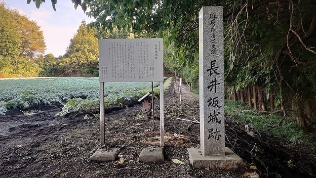 群馬県渋川市の長井坂城跡