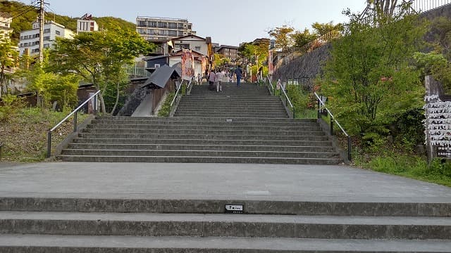 群馬県渋川市の伊香保温泉石段街