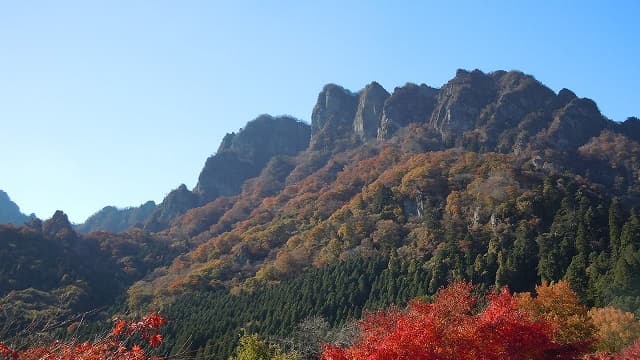 群馬県富岡市の妙義山