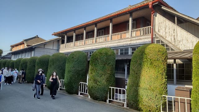 群馬県富岡市の富岡製糸場の女工館