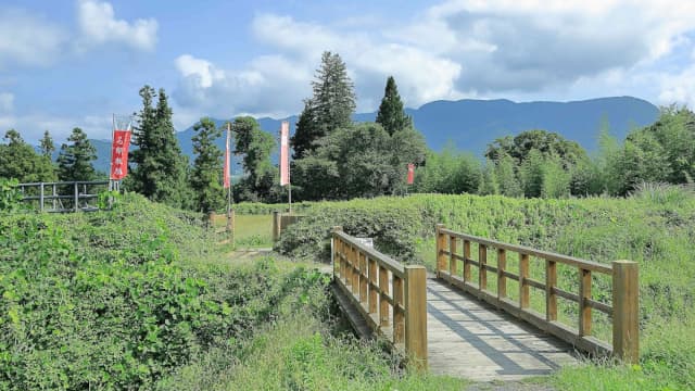 群馬県利根郡の名胡桃城址