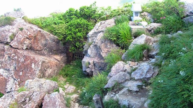 群馬県利根郡の富士浅間神社奥の院
