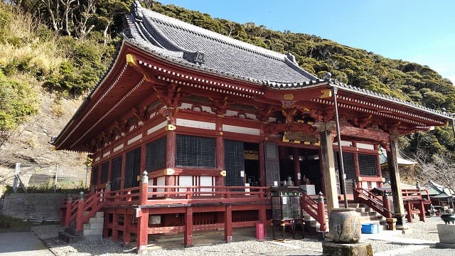 千葉県館山市の那古寺(那古観音)