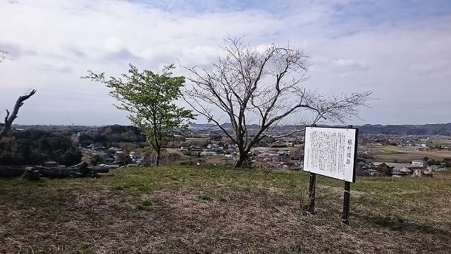千葉県館山市の里見氏城跡(稲村城跡)