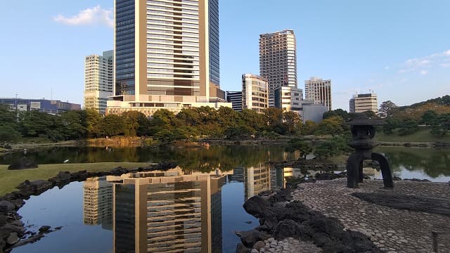 東京都港区の旧芝離宮庭園