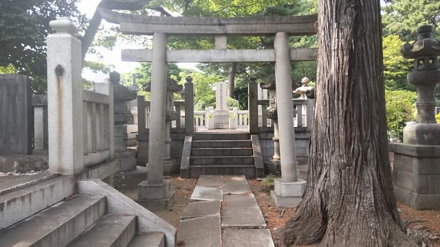 東京都文京区の三条実美墓